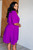 Happy Day Pleated Dress: Purple