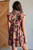 Name It and Claim It Floral Dress: Multi 