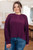 Closing Time Blouse: Plum 