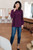 Closing Time Blouse: Plum 