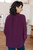 Closing Time Blouse: Plum  Closing Time Blouse: Plum