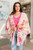 Vacay Season Bell Sleeve Kimono: Multi 