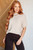 Relaxing Away Dolman Sleeve Knit Top: Taupe  Relaxing Away Dolman Sleeve Knit Top: Taupe