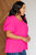 Belong Together Puff Sleeve Blouse: Pink
