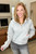 Half Zip Cropped Hoodie: Grey  Half Zip Cropped Hoodie: Grey