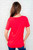The Every Outfit Basic V-Neck Top: Red 