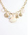 Sea Life Seashell Charm Necklace: Gold Sea Life Seashell Charm Necklace: Gold