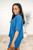 Slow Sunday Ribbed Knit Set: Blue Slow Sunday Ribbed Knit Set: Blue