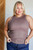 Let Me Hear it Ribbed Tank: Mocha  Let Me Hear it Ribbed Tank: Mocha