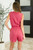 V-Neck Romper: Rose  V-Neck Romper: Rose