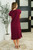 Sweet Like That Casual Dress: Cabernet