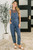 Too Cute to Compute Waist Tie Overalls: Denim