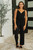 Completely Justified Jumpsuit: Black Completely Justified Jumpsuit: Black