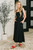 Better Than Being Alone Maxi Dress: Black
