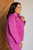 Hamptons Travel Half Zip Pullover: Magenta 