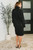 Personal Assistant Turtleneck Dress: Black 