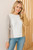 This, That, and the Other Color Block Sweater: Ivory 