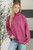 Right To The Core High Neck Pullover: Light Plum 