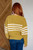 On Top of the World Striped Cardigan: Honey 