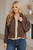 She's Got Game Cropped Jacket: Brown 