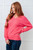 Very Understandable V-Neck Sweater: Pink