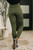 Sunday Splits High Waisted Leggings: Olive