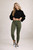 Sunday Splits High Waisted Leggings: Olive