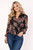 I Wish We Had it All Floral Blouse: Black 