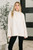 Fluffy Flurry Snap Button Pullover: Ivory 