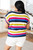 Another One V-Neck Striped Top: Multi 