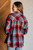Make it Make Sense Plaid Button Up: Multi 