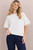 Sense of Clarity Boxy Top: Off White 