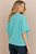  Sense of Clarity Boxy Top: Turquoise 