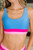 Venice Color Block Swim Top
