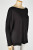Piko Long Sleeve Top: Black
