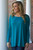 Piko Long Sleeve Top: Teal