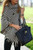 Call It A Day Poncho: Black/White  Call It A Day Poncho: Black/White