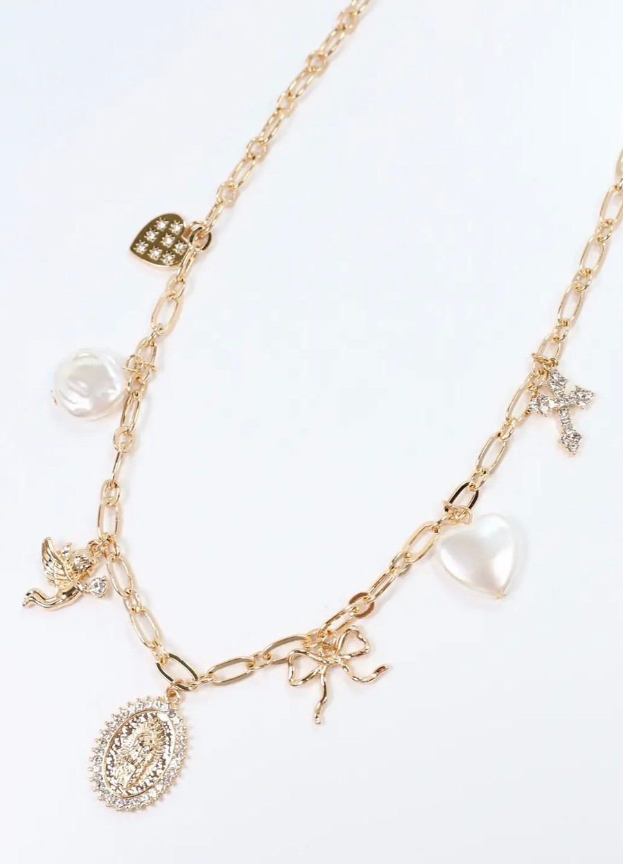 The Charm Necklace: Gold 