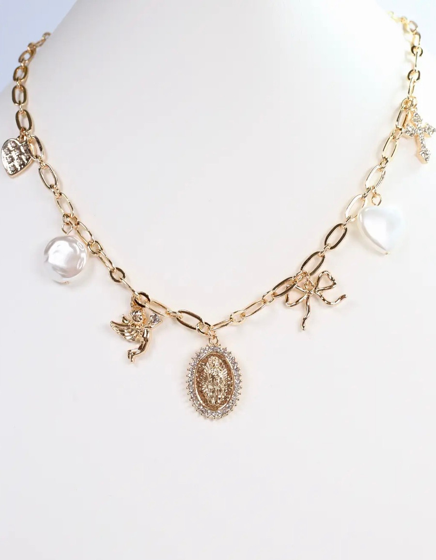 The Charm Necklace: Gold 