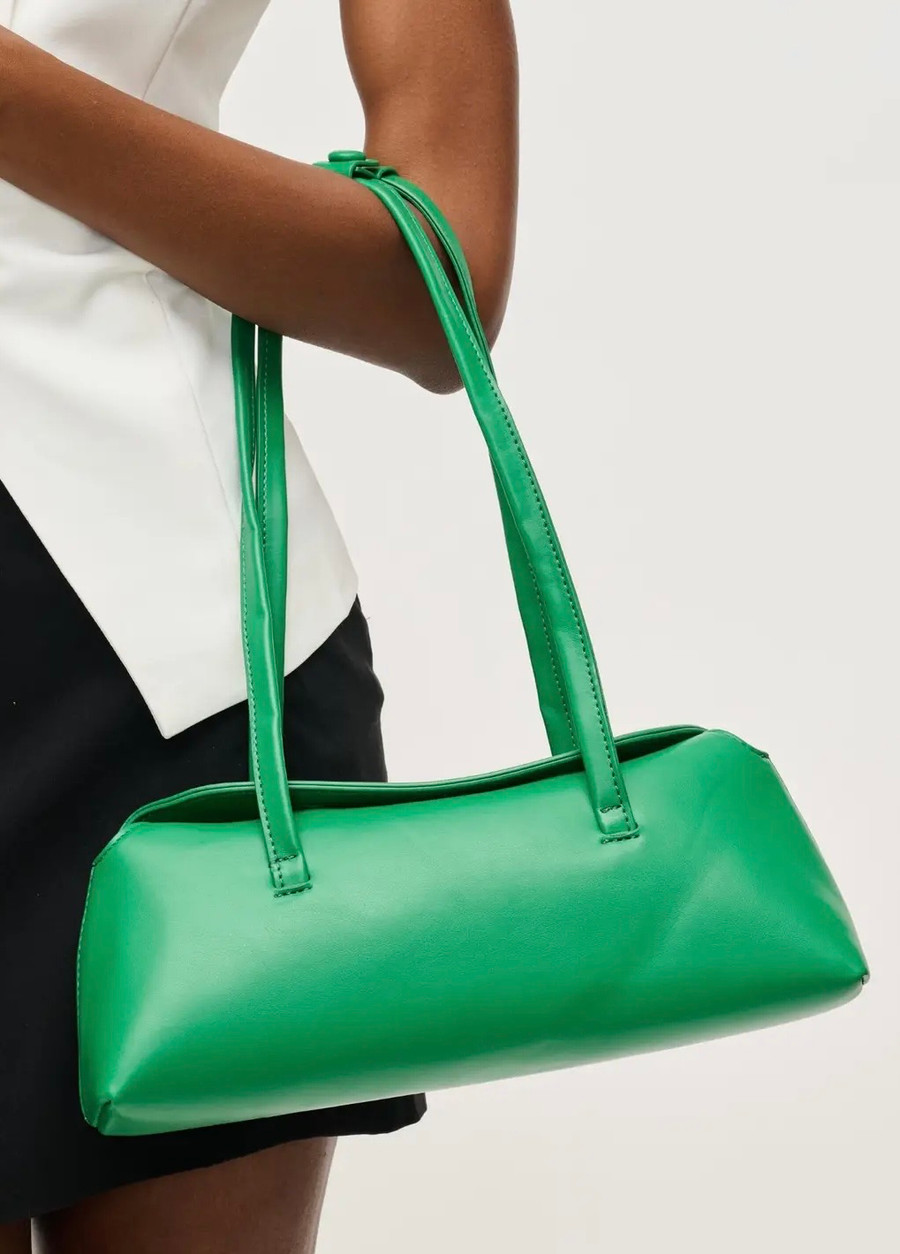 The Madison Shoulder Bag: Green 