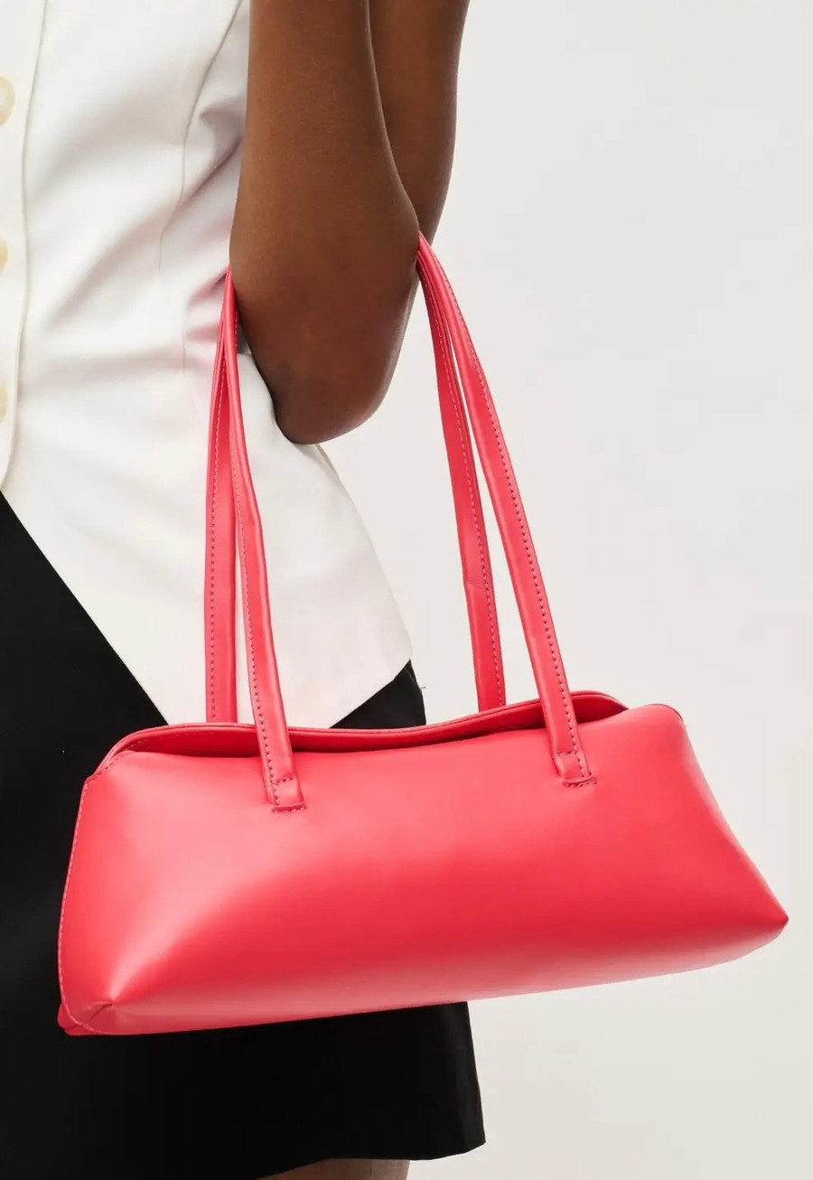 The Madison Shoulder Bag: Coral 