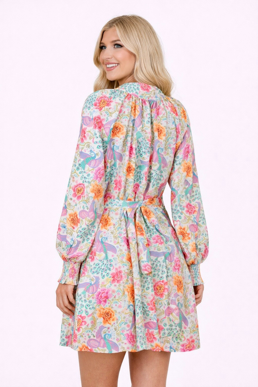 Loving Legend Floral Dress: Multi 