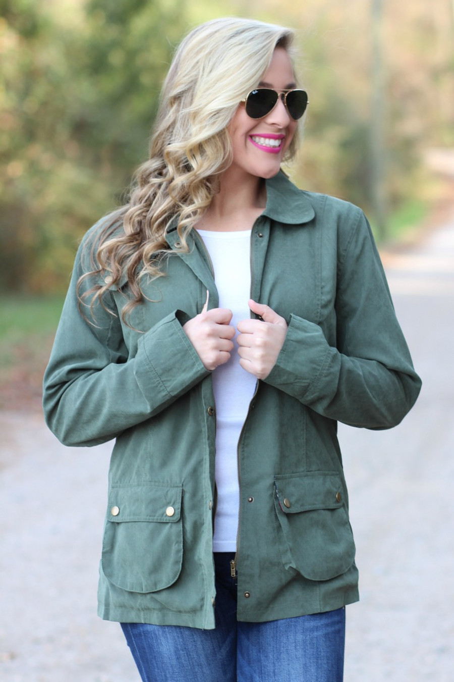 Seasons Change Jacket: Olive