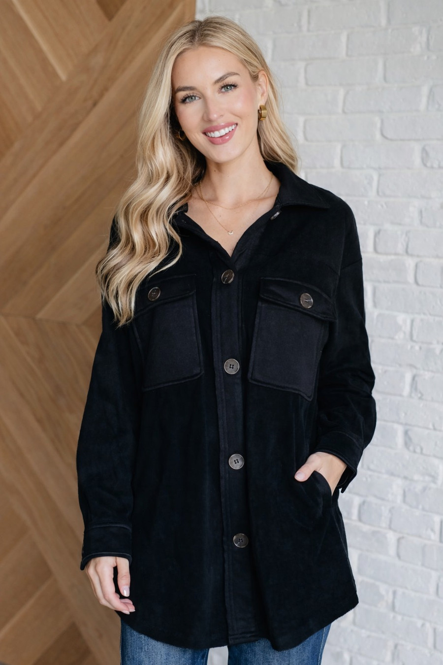 Fantastic in Fleece Jacket: Black 