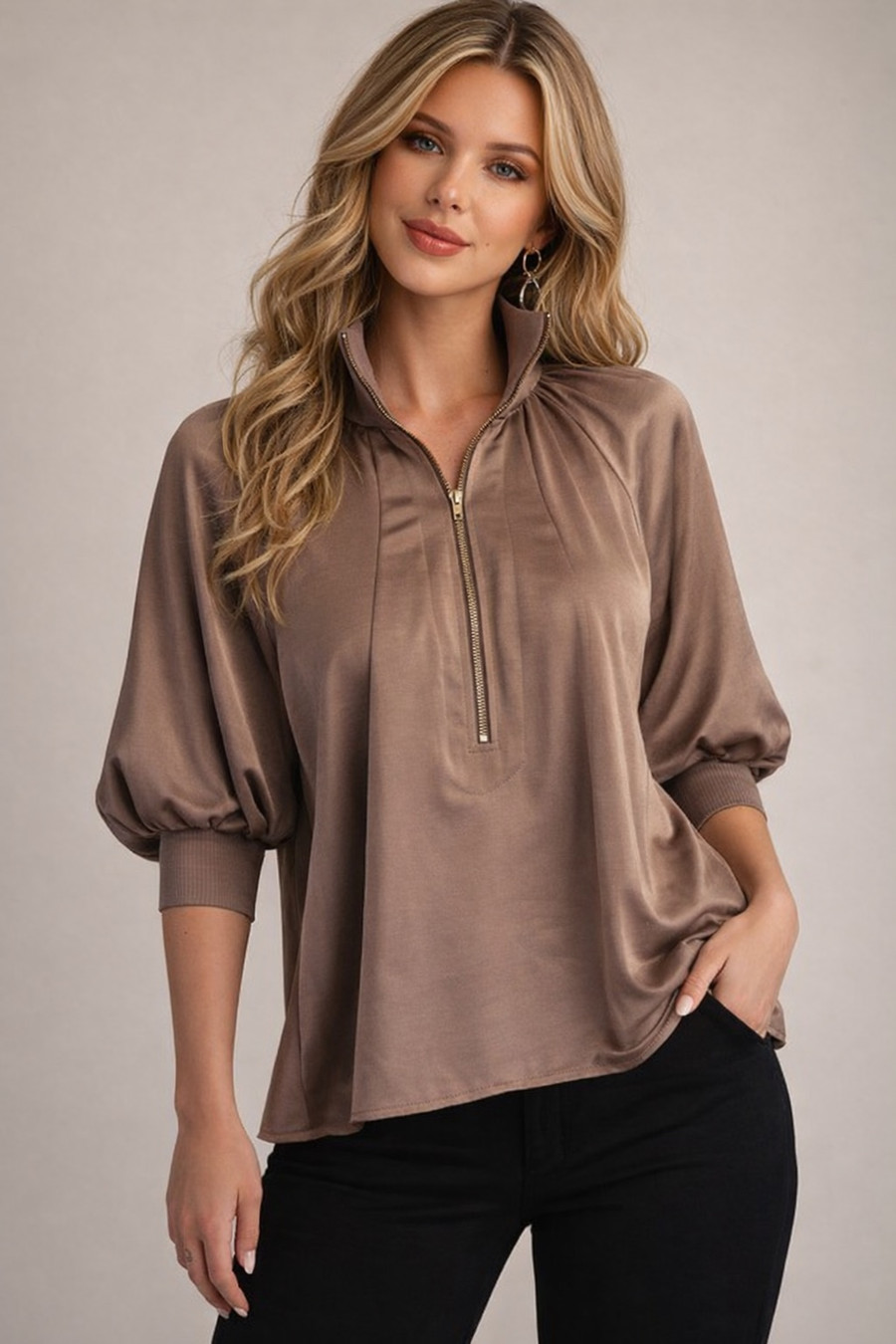 Say I'm Right Top: Mocha 