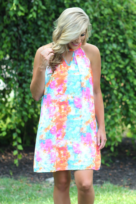 Watercolor Dress | Boutique Dress | Lavish Boutique