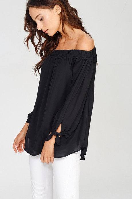 Black Off The Shoulder Top | Wishlist | Lavish Boutique