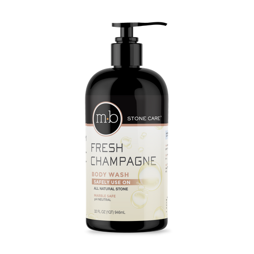 Fresh Champagne Marble Safe Body Wash