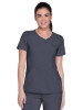 TO Women's 4-Pocket Mock Wrap Scrub Top