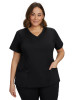 TSCB HH Women's Stylish V-Neck Top (Black)